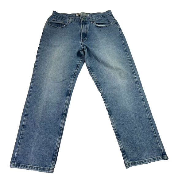 Tommy Hilfiger Jeans Classic Fit Mens 34x30 Denim Medium Wash Vintage - Picture 1 of 9